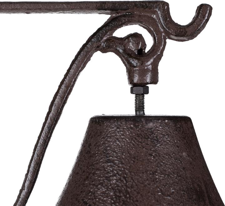 Actual product image Relaxdays Cast Iron Antique Doorbell