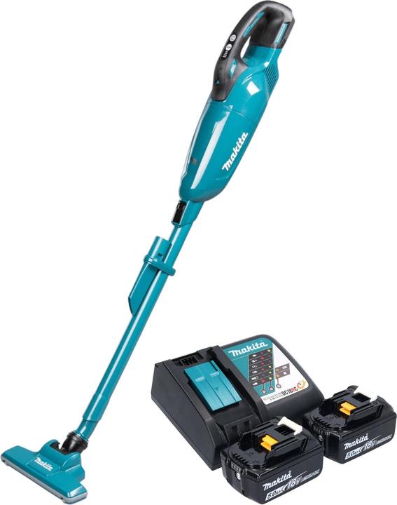 Makita DCL 284 FRT2 Akku Staubsauger 18 V 0,73 l Brushless + 2x Akku 5,0 Ah + Ladegerät