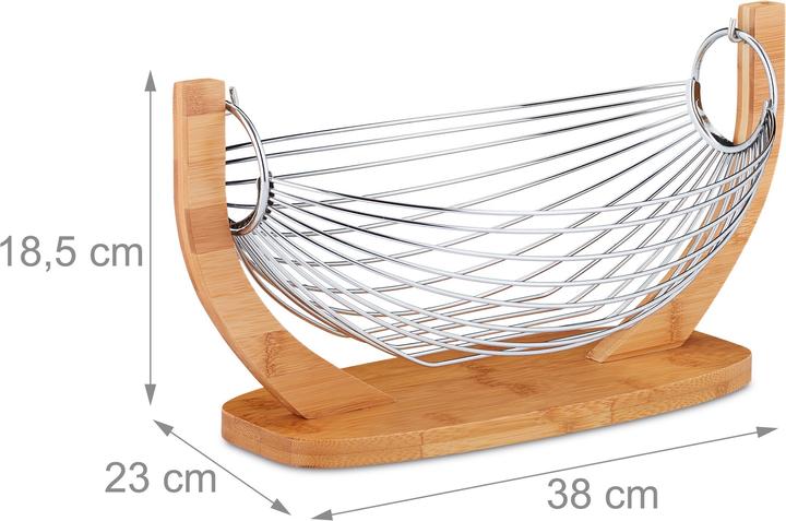 Produktbild Relaxdays Obst-Hängematte (38 x 23 x 18.5 cm)