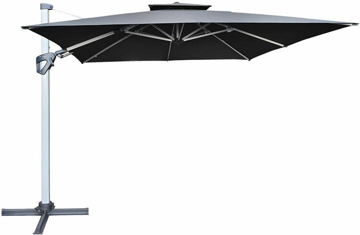 Contini De Luxe Roma Ampelschirm 3x3m anthrazit (3 m)