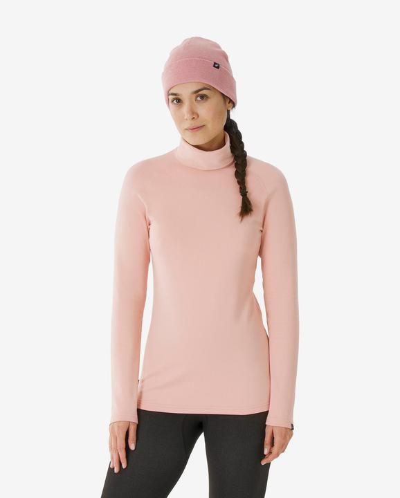 Produktbild Wedze Skiunterhemd Damen Rollkragen warm atmungsaktiv - BL500 rosa (XL)