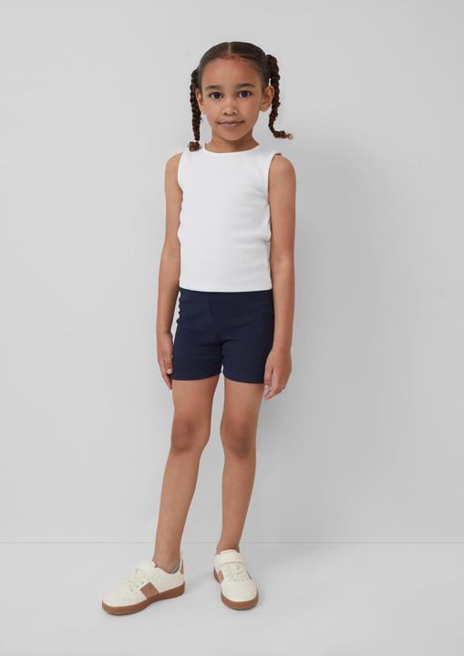 Produktbild S.Oliver T-Shirt Ripp-Top mit Cut-out am Rücken (92)