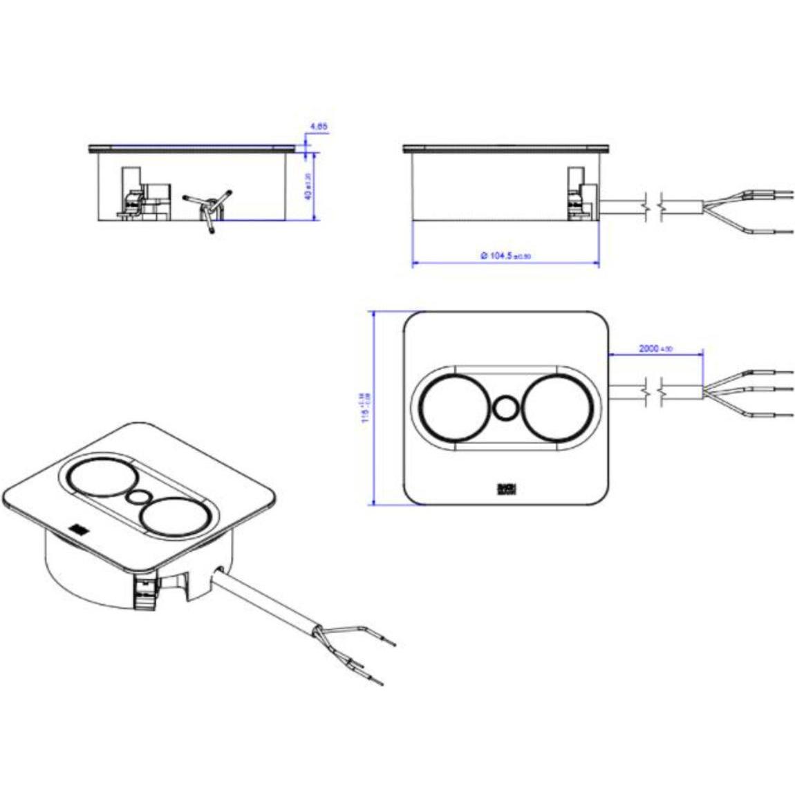 Thumbnail - Bachmann, Steckdose, Multiple socket outlets