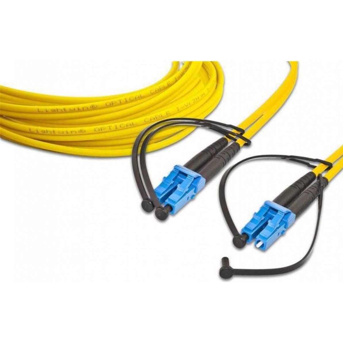 Lightwin LWL Duplex Patchkabel (CAT6, 2 m), Netzwerkkabel
