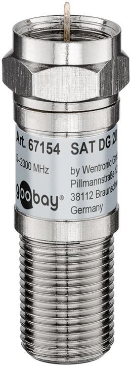 Actual product image Goobay SAT attenuator 20 dB (Damper)