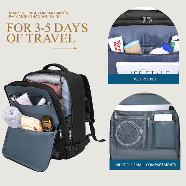 Produktbild Only-Bags.Store Handgepäck Reiserucksack Wanderrucksack Wasserdichter Outdoor Daypack