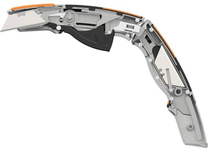 Produktbild Fiskars Pro Sicherheits-Universalmesser mit einziehbarer Klinge, Länge 17,7 cm, Rostfreier Stahl/Kun (Cutter)