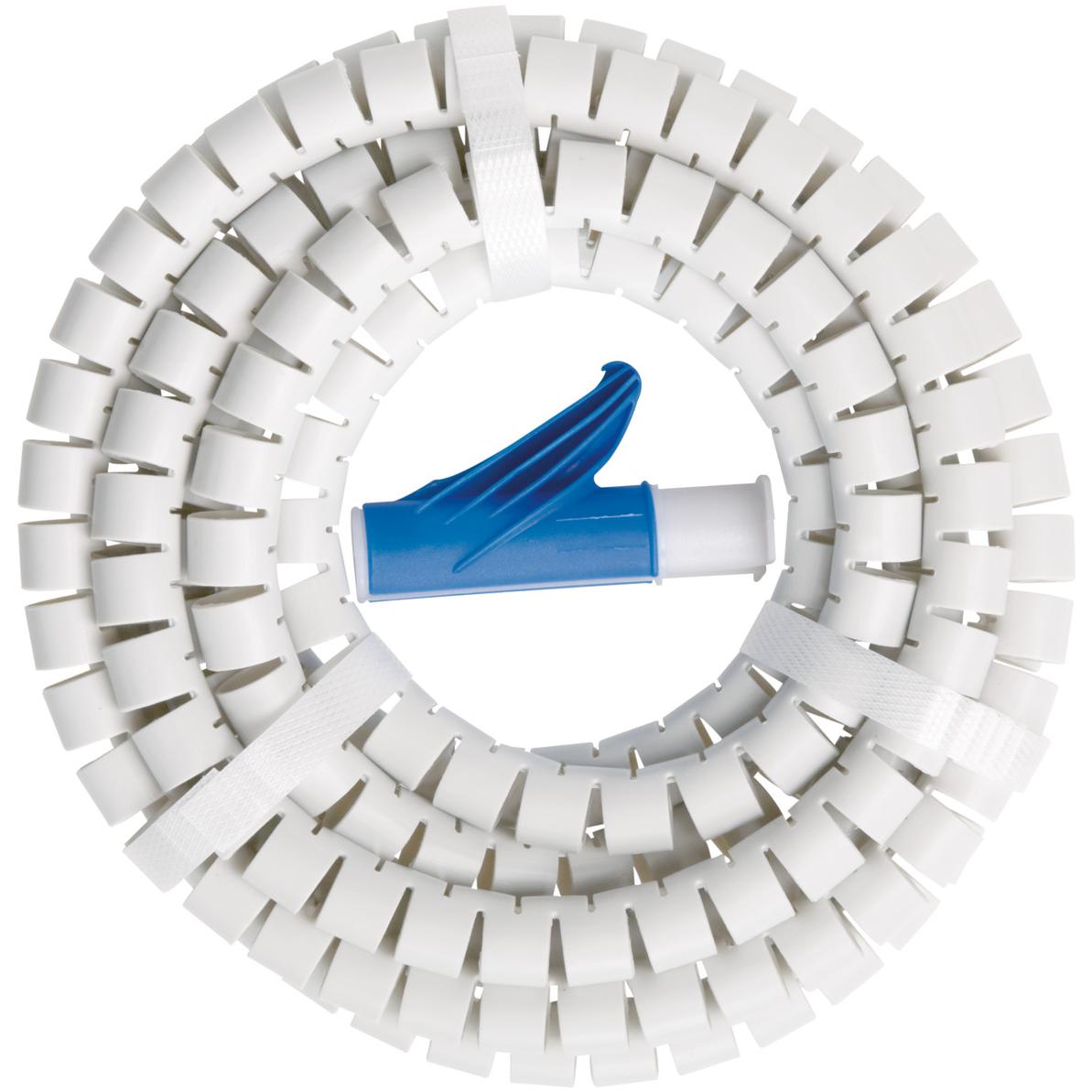 Brennenstuhl, Canale passacavi, Set di cavi bianco (Tubo cavi, 16 cm)