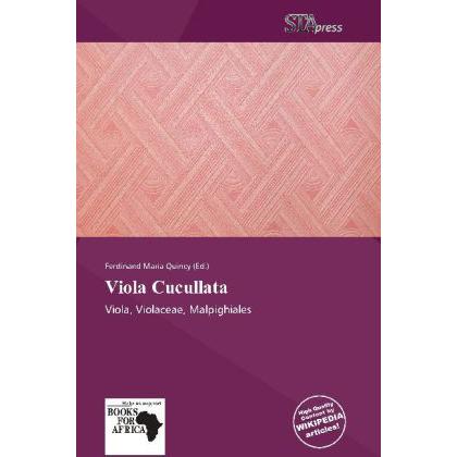 Viola Cucullata, Fachbücher