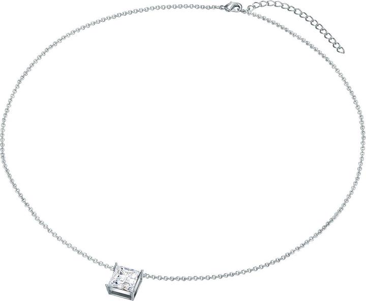 Immagine prodotto Lulu & Jane Donna in ottone decorato con cristalli Swarovski® argento Catena base da 38,0 cm + estensore da 5,0 (Ottone)