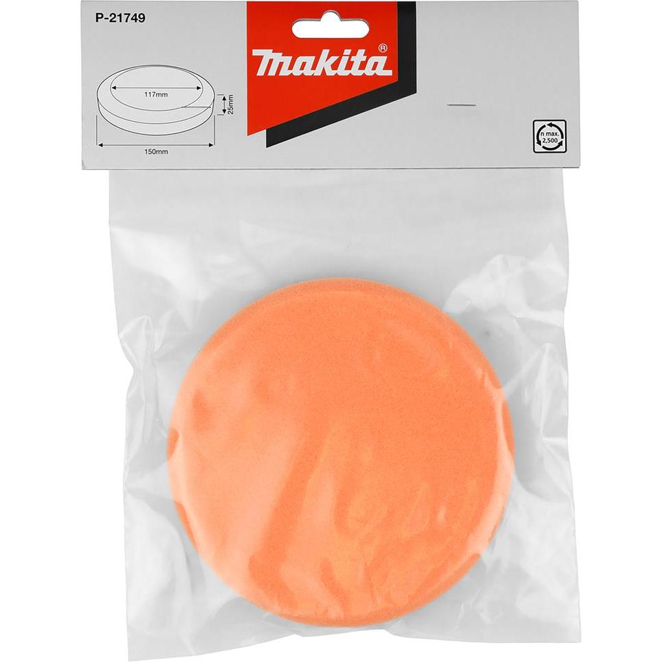 Thumbnail - Makita, Zubehör Maschine, Klett-Schwamm Orange 150x25mm