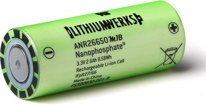 Immagine prodotto A123 Systems Akku ANR26650M1B, ungeschützt, 26,25x65mm (1 pz., 2500 mAh)