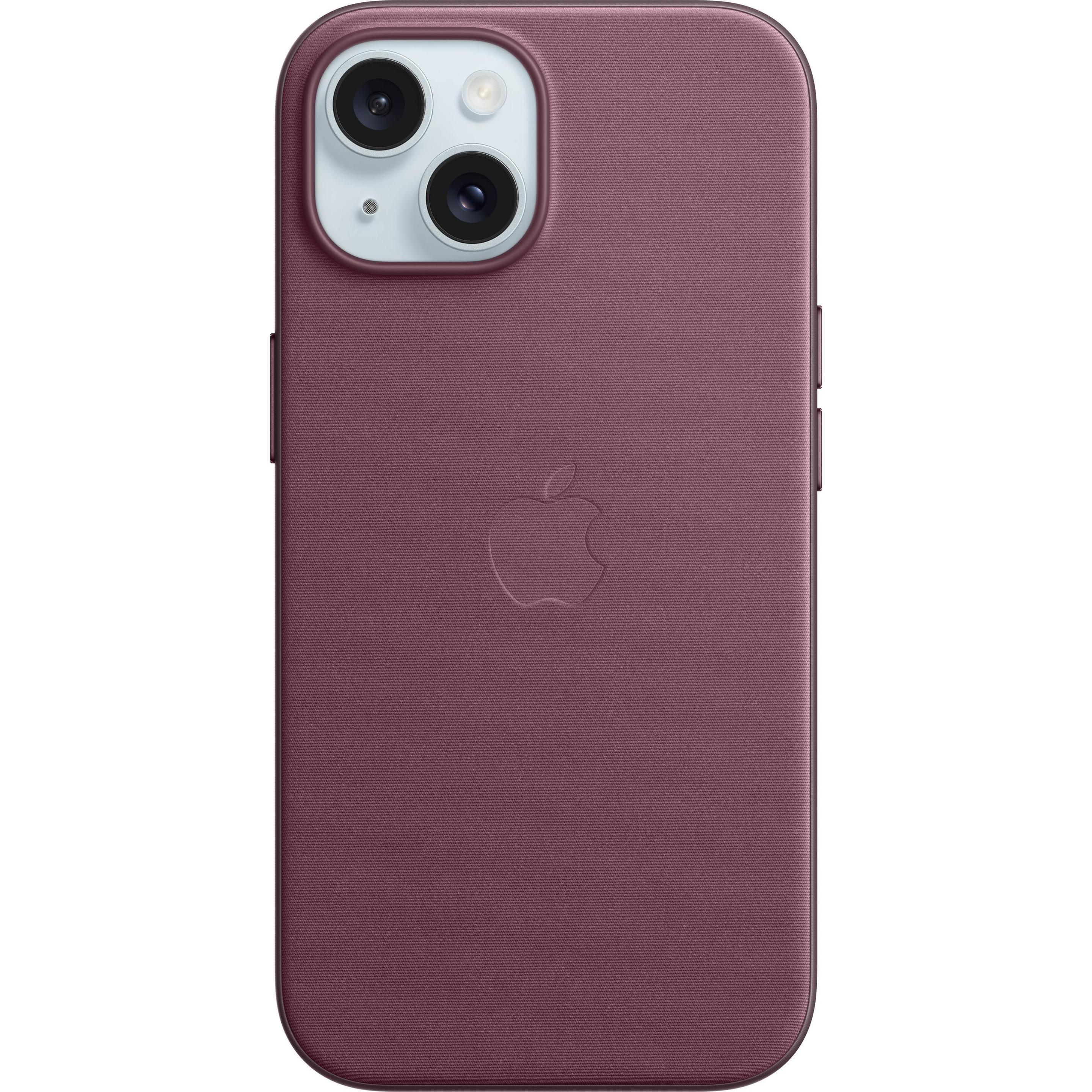 Apple Feingewebe Case mit MagSafe (Apple iPhone 15), Smartphone Hülle, Rot