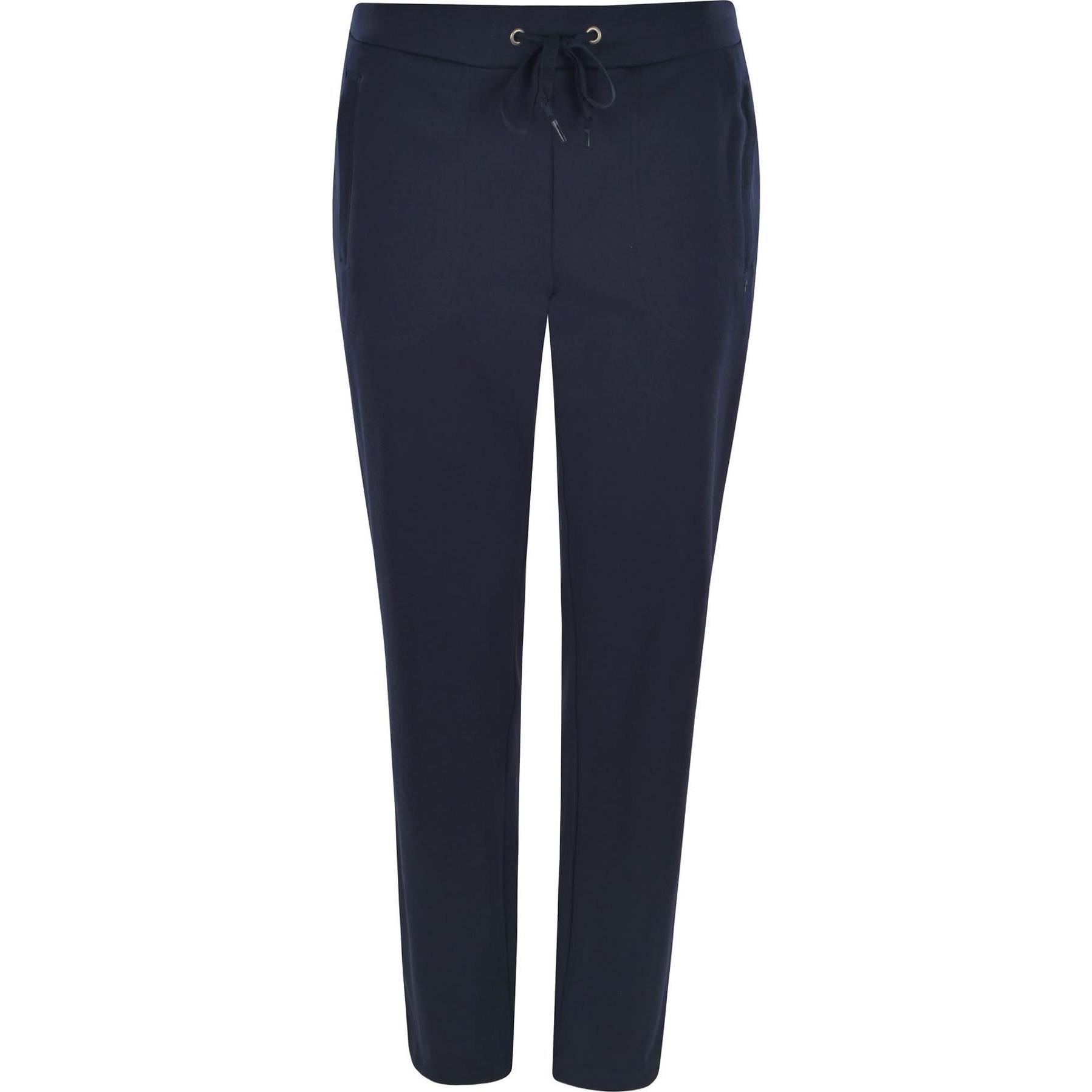 Hajo, Damen, Pyjama, Jogginghose Sportlich Bequem sitzend - 16179, Blau, (40)