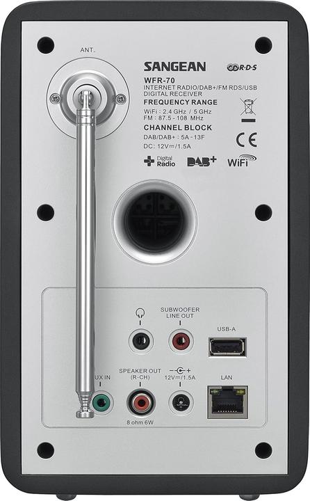 Actual product image Sangean Wfr-70 (DAB+, Web radio, Wi-Fi)