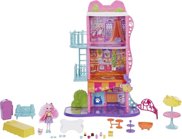 Produktbild Enchantimals Stadthaus & Café Spielset