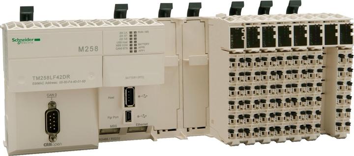 Schneider Electric M258 PLC Module 42 I/O 24 Vdc CANOpen