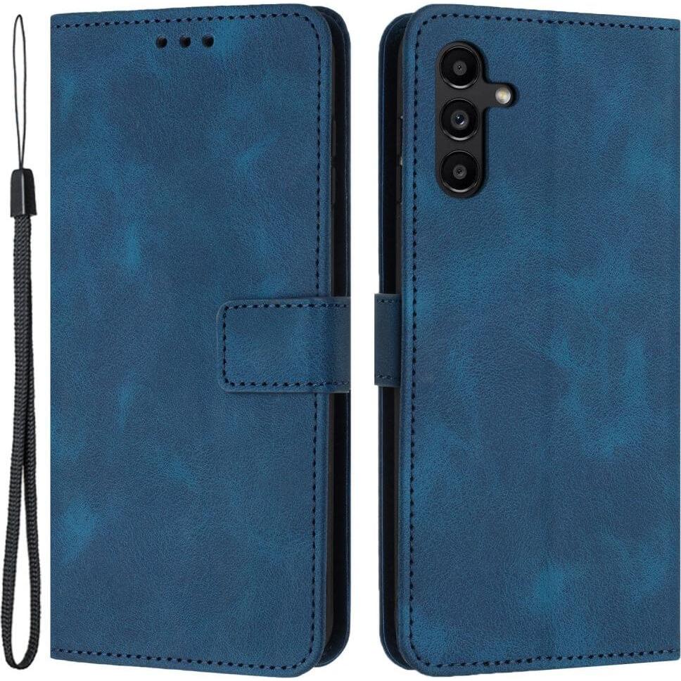 Cover-Discount Galaxy S25 / S24 – Wildleder Look Etui im Vintage Design (Samsung Galaxy S25, Samsung Galaxy S24), Smartp...