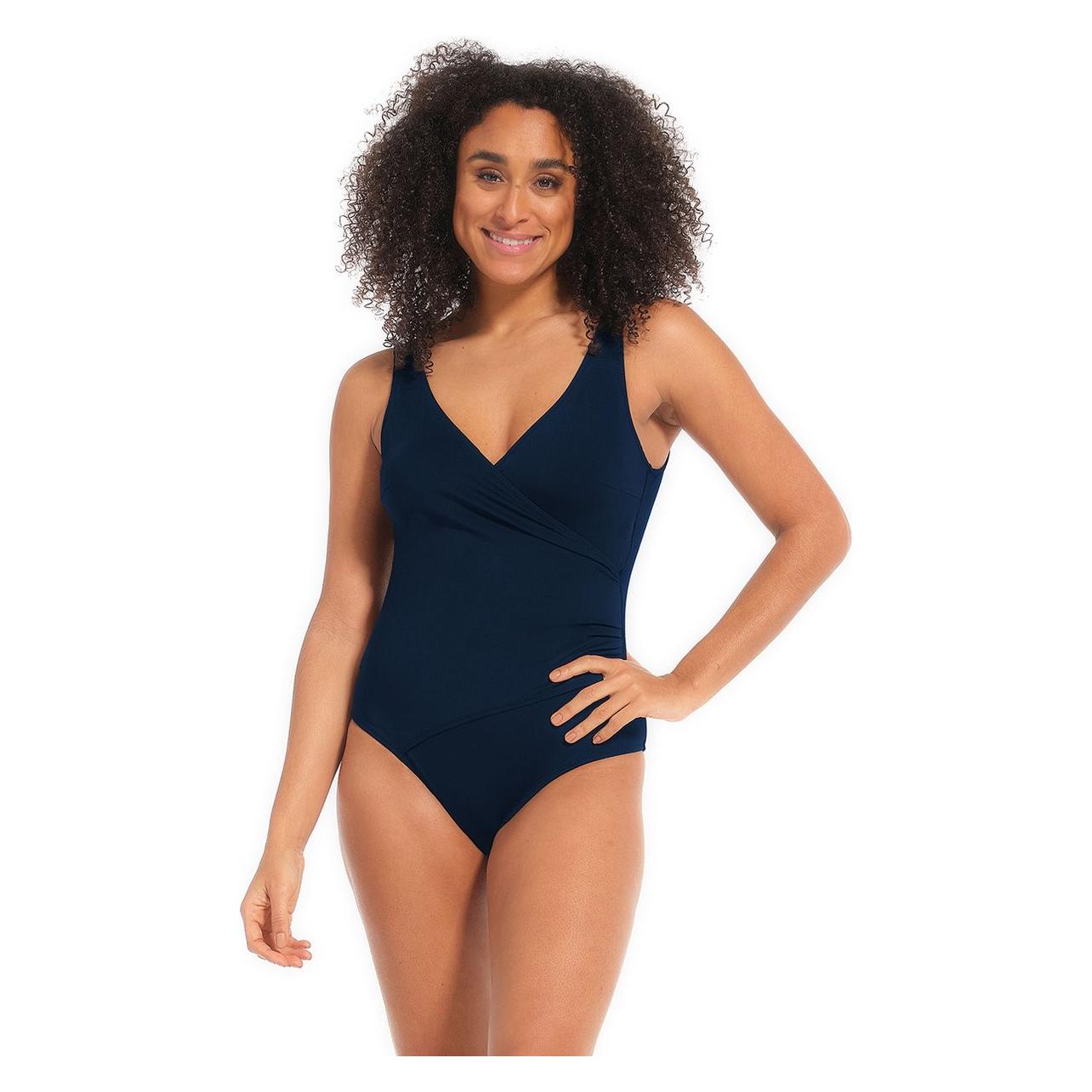 Magic Bodyfashion, Vrouwen, Badpakken, Fabulous Swimsuit Dames Badpak Navy Blue - Maat Xxl, Blauw, (Xxl)