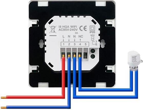 Produktbild Avatto Smart Water Heating Termostat WT50 3A Wi-Fi Tuya