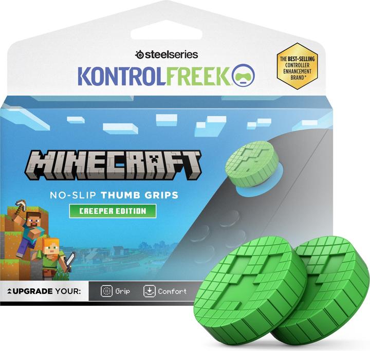 KontrolFreek Minecraft Creeper Edition No-Slip Thumb Grips, Nintendo Switch 2 (Switch)