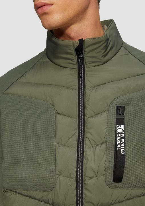 Produktbild S.Oliver Outdoor-Jacke Materialmix-Jacke mit sportiven Kontrastdetails (L)