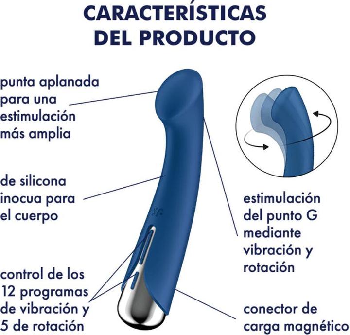 Produktbild Satisfyer Spinning G-Sport 1 Rotator Vibrator Blau