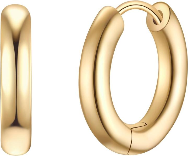 Immagine prodotto Glanzstücke München Creolen Sterling Silber gelbgold - 38226 (Argento)