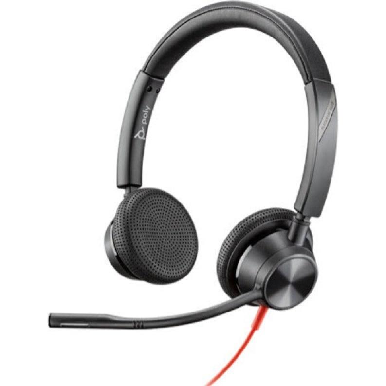 Thumbnail - Poly Blackwire 3325 (Kabelgebunden, USB-A), Office Headset, Schwarz