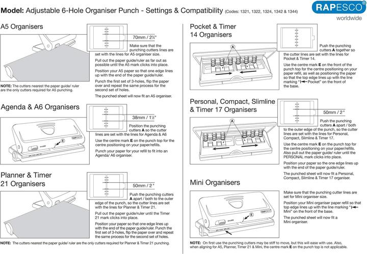 Actual product image Rapesco Multiple punch