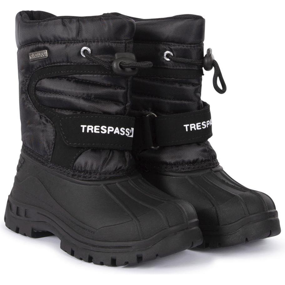 Trespass, Herren, Boots + Stiefel, Dodo Schnee Stiefel Wasser Abweisend, Schwarz, (32)