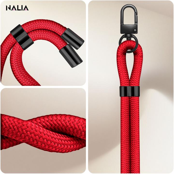 Immagine prodotto Nalia HoldMe Lanyard Handykette - Universal Trageband für Smartphones - Verstellbar, Soft & Elastisch
