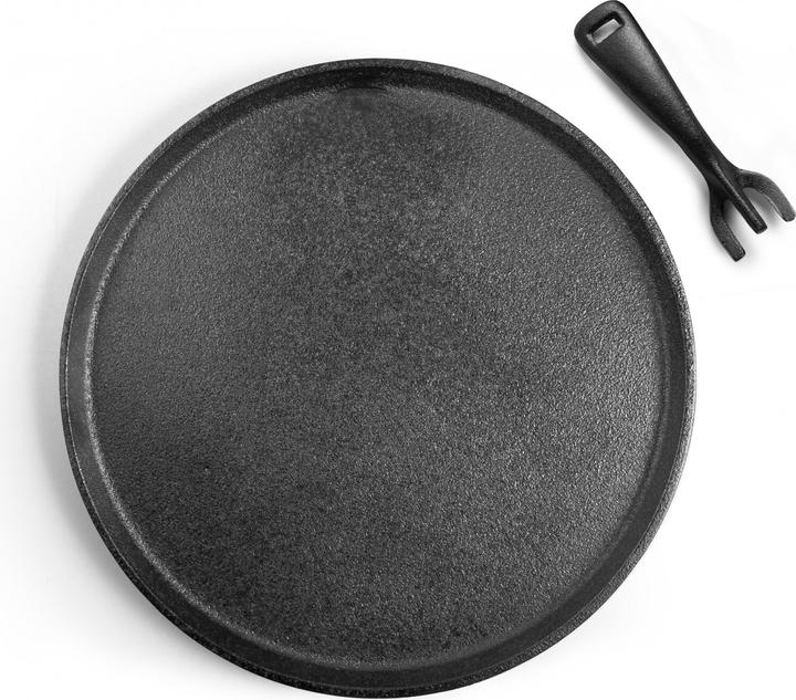 Produktbild Ibili Gusseisenplatte 26 cm Mehrzweckpfanne für alle Herdarten und Ofen (26 cm, Gusseisen)