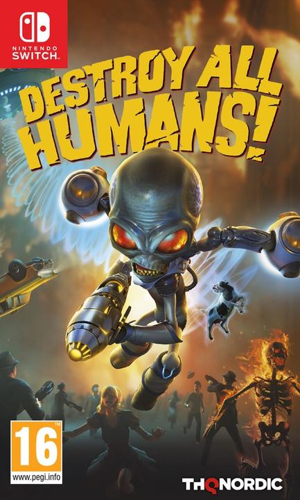 Actual product image THQ Destroy all Humans (Switch, FR, IT)