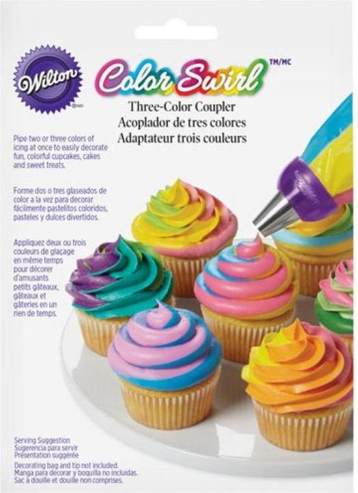 Produktbild Wilton ColorSwirl Tri-Color Large Coupler (Spritzbeutel Set)