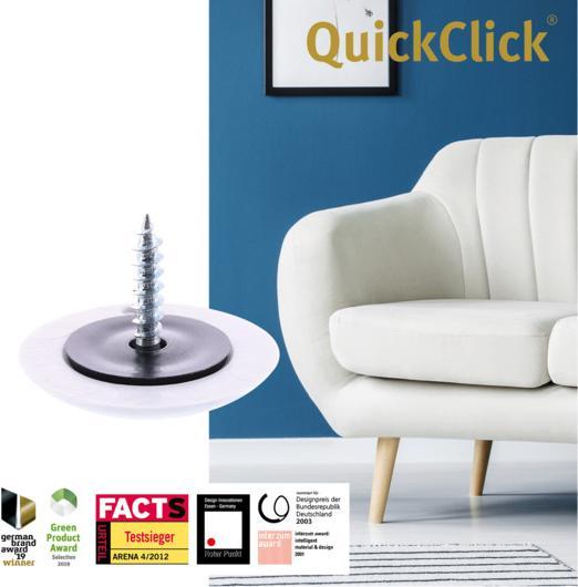 Produktbild QuickClick Hyper (Kunststoffgleiter, 4 Stk.)