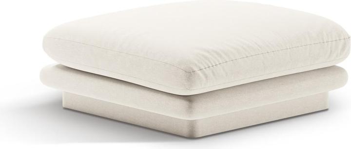 Actual product image Micadoni Pouf, "Torino", 1 Seat, 80x80x41 Made in Europe (Sofa stool)