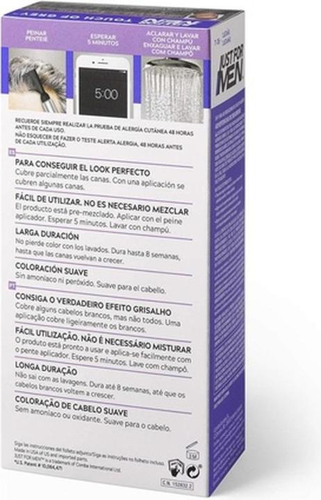 Immagine prodotto Just For Men Touch Of Grey Tono Castaño 40g (Tocco di grigio marrone)