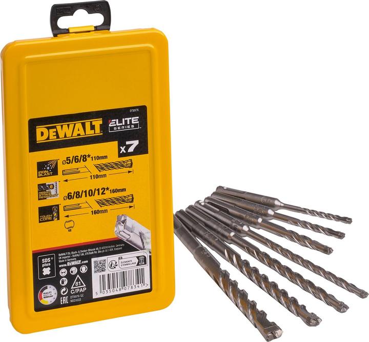 Actual product image DeWalt Drill set (5.6 mm to 12 mm)