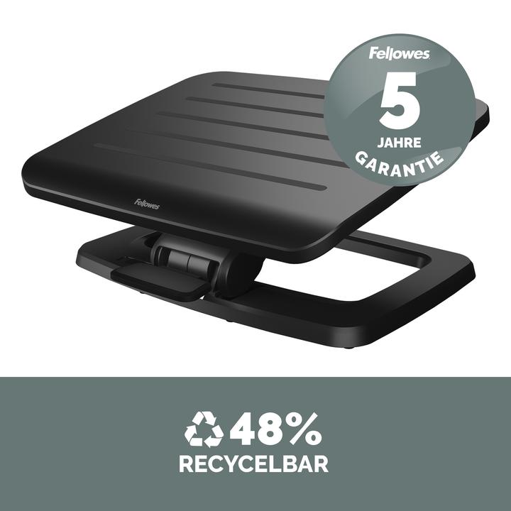 Actual product image Fellowes Hana Lt Foot Rest Black
