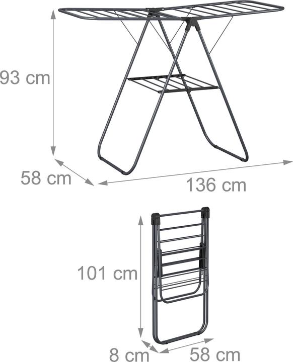 Actual product image Relaxdays Airer (1.51 m)