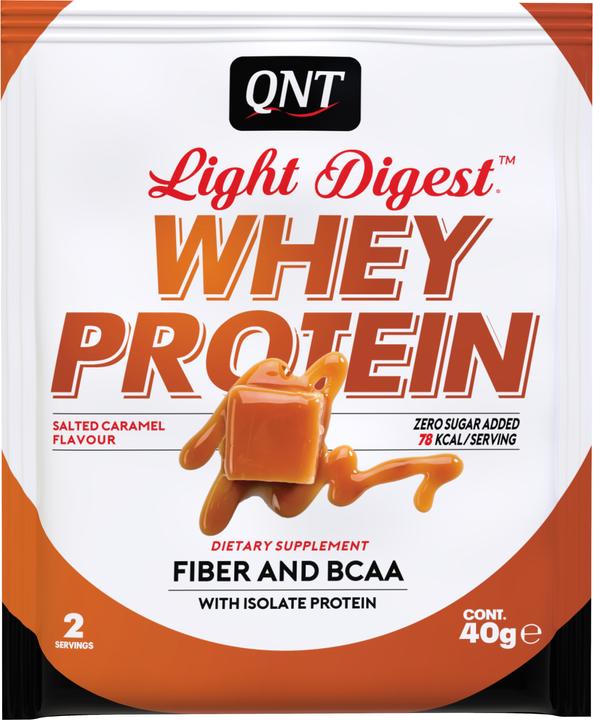 Produktbild QNT Light Digest Whey Protein (Salted Caramel, 1 Stk., 40 g)