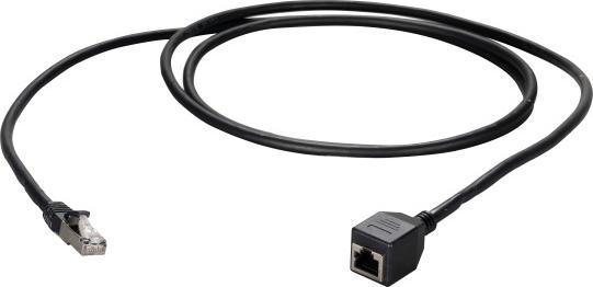 Produktbild EFB Elektronik RJ45 Patchkabelverlängerung Cat.6A, S/FTP, AWG26, schwarz, 10m (S/FTP, CAT6a, 10 m)