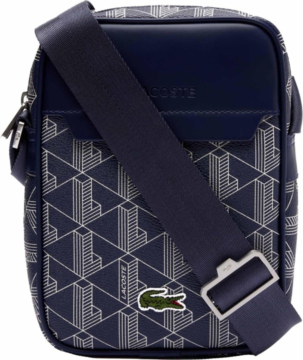 Actual product image Lacoste The Blend Vertical Monogram Camera Bag