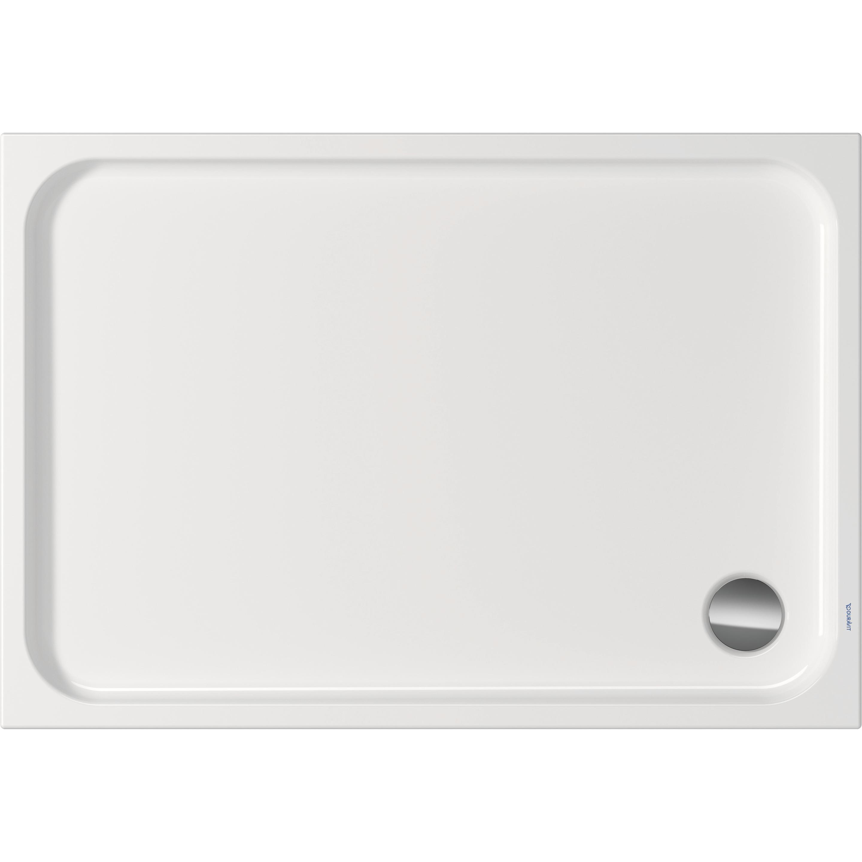 Duravit, Duschwanne, Rechteck-Duschwanne D-CODE weiss 1300x900x85mm
