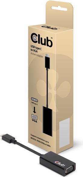 Produktbild Club 3D USB 3.1 Typ C zu (VGA, 10 cm)