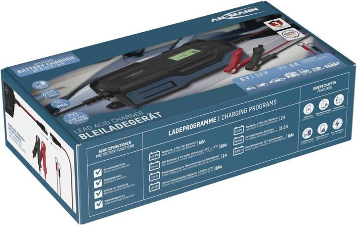 Produktbild Ansmann Ladegerät Bleiakkus BC 6-12V / 6 A (12V, 6V, 6 A)