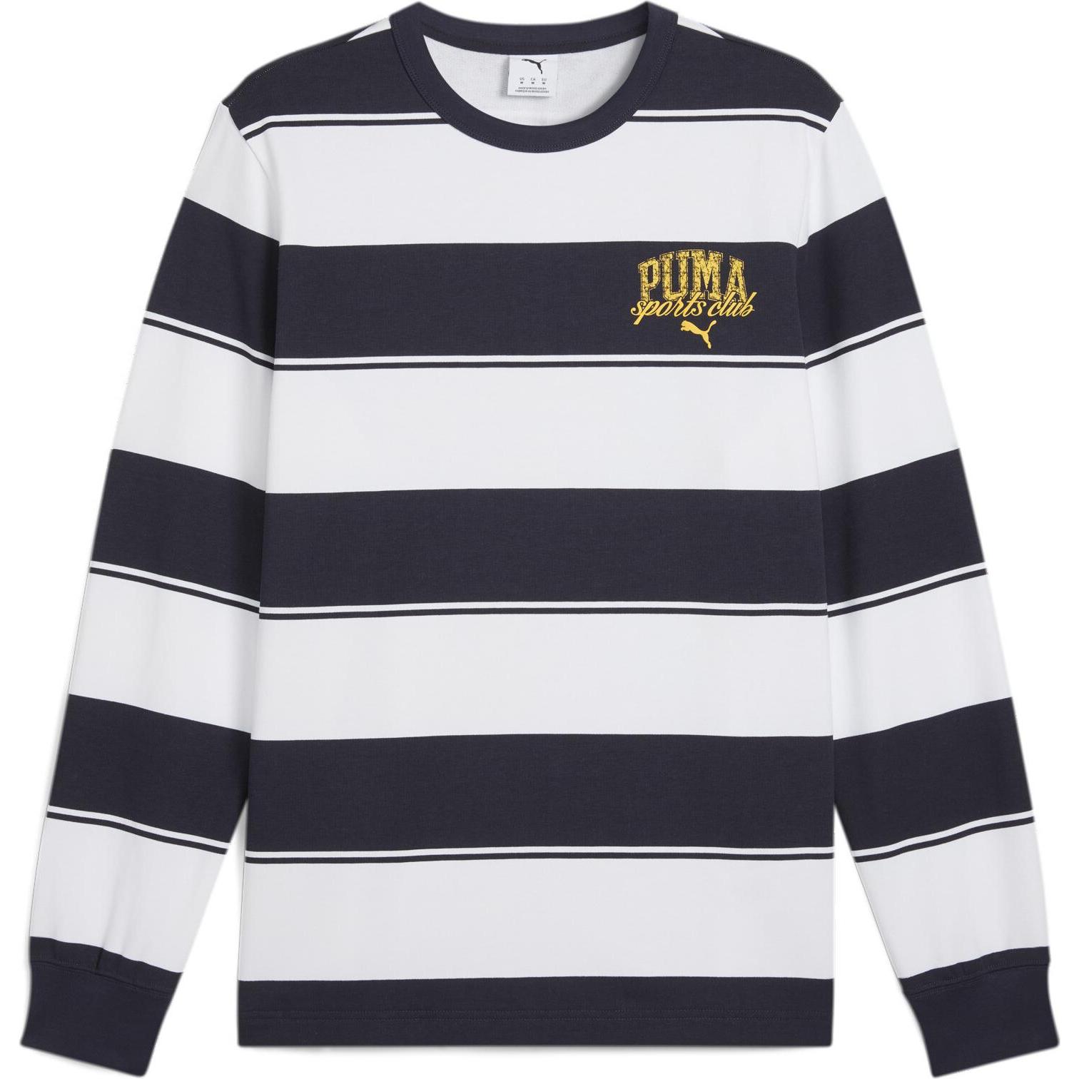 Puma, Herren, Pullover, CLASS Striped AOP Crew TR, Braun, (XXL)
