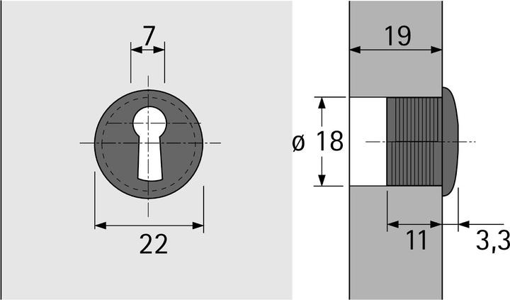 Produktbild Hettich Schlüsselschilder