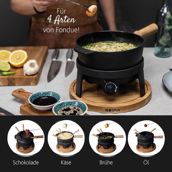 Actual product image Boska Pro, 2.2 Liter (Chocolate fondue, Cheese fondue, Fondue Bourguignonne)